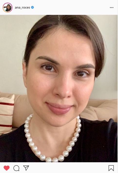 Celebrity Spotted - Ana Roces Wearing Pearl Choker Necklace