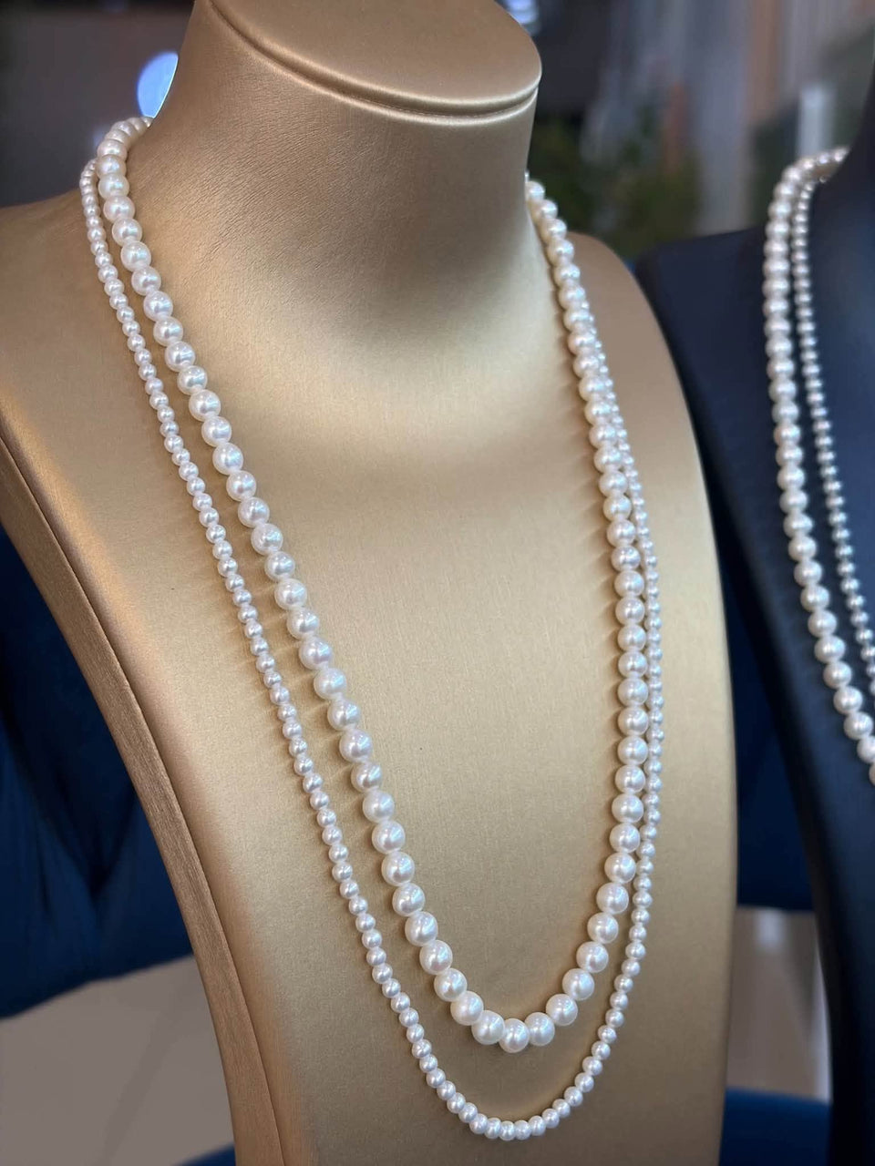 White Akoya Pearl Necklace